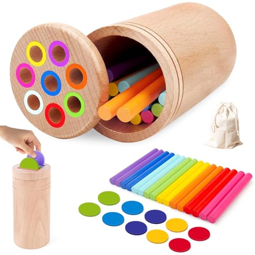 Pmueuff Montessori Spielzeug ab 1 Jahr, Holz Montessori Spielzeug 1 2 3 Jahre, Sensorik Spielzaug, Baby Motorikspielzeug ab 1 Jehr, Kleinkind Spiel Geschenk für Mädchen Jungen von 1 2 3 Jahren Pmueuff Montessori Spielzeug ab 1 Jahr, Holz Montessori Spielzeug 1 2 3 Jahre, Sensorik Spielzaug, Baby Motorikspielzeug ab 1 Jehr, Kleinkind Spiel Geschenk für Mädchen Jungen von 1 2 3 Jahren von Pmueuff