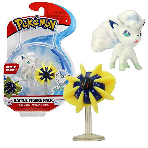 Auswahl Battle Figuren | Pokemon | Action Figur | Spiel-Figur zum Sammeln, Spielfigur:Cosmovum & Alola Vulpix von Pokémon