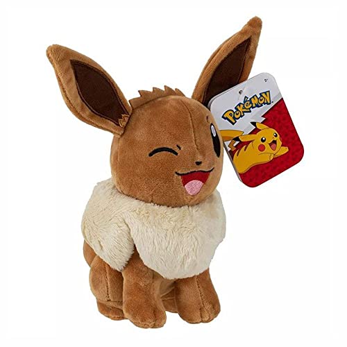 Auswahl Pokemon Plüsch-Figuren | 20 cm Plüsch-Tier | Stofftier | Kuscheltier, Plüsch:Zwinker Evoli von Pokémon