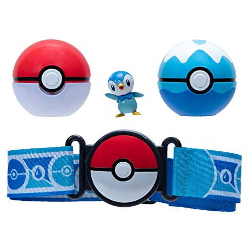 Pokemon – Clip 'N' Go Pokeball Gürtelset (Pokéball & Tauchball und Piplup) W12 von Pokémon