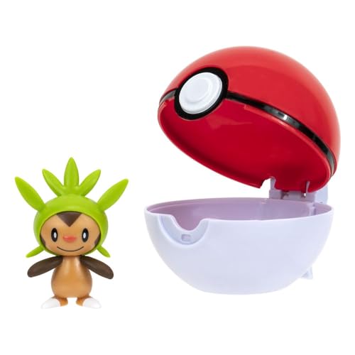 Pokémon PKW3134 - Clip'n'Go Poké Balls - Igamaro & Pokéball, offizieller Pokéball mit 5cm Figur von Pokémon