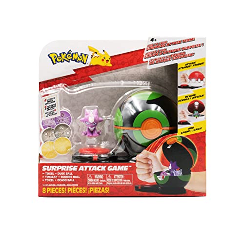 Pokemon Surprise Attack Game Single-Pack - Toxel with Dusk Ball Serie 2, Figur von Pokémon