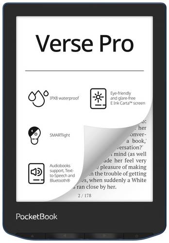 PocketBook Verse Pro eBook-Reader 15.2cm (6 Zoll) Blau von PocketBook