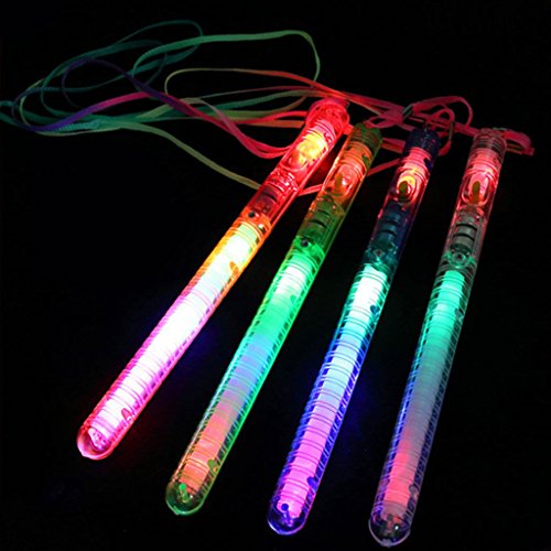 Pocoiau 8in Leuchtend Standhaariger Nacht Toy Street Hersteller Geschenk Für Storm Led Toy Stick Für W/Blinkendes Helles Lanyard Für Childr von Pocoiau