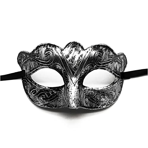 Pocoiau Maskerade für Damen und Herren, antikes Vintage-Halbgesicht, Party, Halloween, Kostümzubehör von Pocoiau