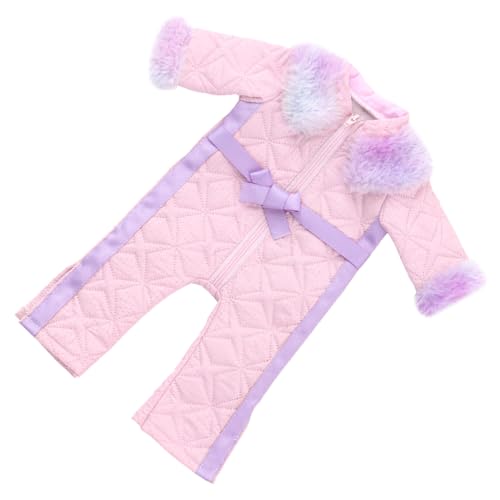 Pocoiau Modische Winterpuppen Outfits Tragbar Für Die Meisten Puppen Steppmantel Leggings Partyzubehör Kleid Mit Accessoires von Pocoiau