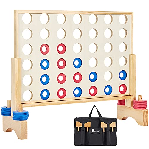Pointyard 66 x 55 cm riesiges Holzspielzeug, 10,2 cm einer Reihe, Outdoor-Spiel für Familienspaß, Hofspiel für Erwachsene und Kinder, Spielzeug mit 42 Chips und robuster Tragetasche Pointyard 66 x 55 cm riesiges Holzspielzeug, 10,2 cm einer Reihe, Outdoor-Spiel für Familienspaß, Hofspiel für Erwachsene und Kinder, Spielzeug mit 42 Chips und robuster Tragetasche von Pointyard