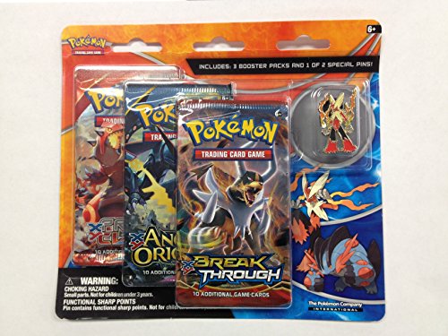 Mega Blazekin Pin 3 Booster Pack Blister (Pokemon TCG) von PokÃ©mon