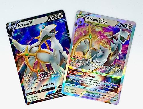 Arceus V & Vstar - Pokemon Card Lot - Schwarzer Stern Promo SWSH307 + SWSH306 von Pokémon