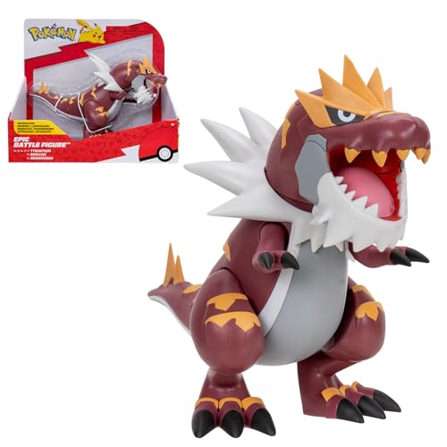 Pokémon Bandai Figur Rexilius 30 cm – legendäre Figuren 30 cm – große Figur Rexilius (Tyrantrum) – Spielzeug für Kinder ab 4 Jahren – JW3422 von Pokémon