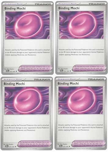 Binding Mochi 055/064 - Shrouded Fable - Pokemon Card Lot x4 Playset von Pokémon