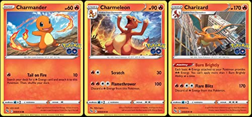 Charizard 010/078 – Pokemon Go – Folie – Evolution Karte – Charmeleon Charmander von Pokémon