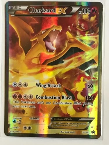 Charizard EX Full Art XY121 Ultra Selten NM Pokemon XY Generation Promo Jumbo/Übergröße von Pokémon