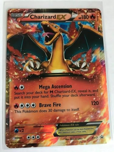 Charizard EX XY17 Ultra Selten Black Star Promo NM Pokemon Nostalgic Holo Jumbo/Übergröße von Pokémon