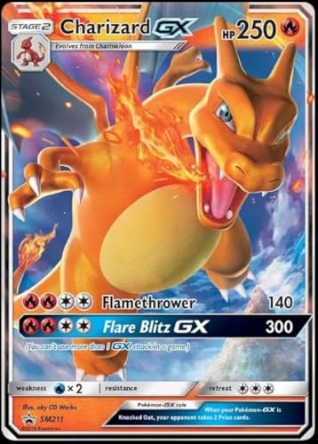 Charizard GX – SM211 – Hidden Fates – Pokemon Black Star Promo – Ultra Rare Holo von Pokémon