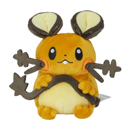 Pokémon Center Dedenne Sitting Cuties Plush - 14 cm von Pokémon