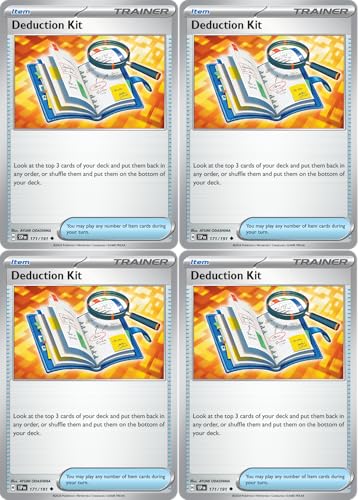 Deduction Kit 171/191 - Surging Sparks - Trainer Card Lot x4 - Playset von Pokémon