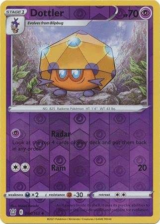 Dottler - 064/163 - Uncommon - Reverse Holo - Schwert & Schild - Battle Styles von Pokémon