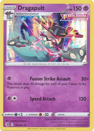 Dragapult - 130/264 - Holo Rare - Schwert & Schild - Fusion Strike von Pokémon