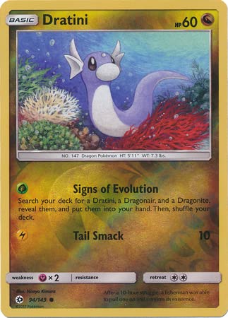 Dratini - 94/149 - Common - Reverse Holo - Pokemon Sun & Moon von Pokémon