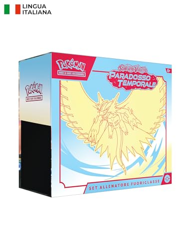 Elite Trainerset (Lunaruggent) von Esps Scharlach und Violetto - Pokémon GCC Temporal Paradoxon (9 Erweiterungspackungen, 1 holografische Promokarte in voller Länge und Premium-Zubehör) von Pokémon