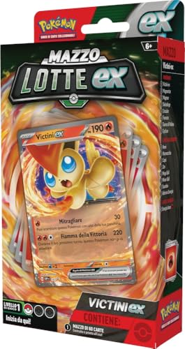 Pokémon Ex Victini-ex Kampf-Deck TCG (60 Karten, gebrauchsfertig), italienische Ausgabe von Pokémon