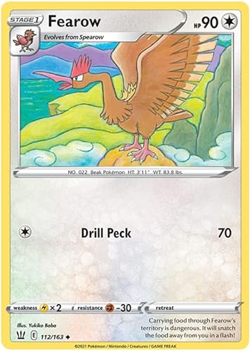 Fearow - 112/163 - Uncommon - Schwert & Schild - Kampfstile von Pokémon