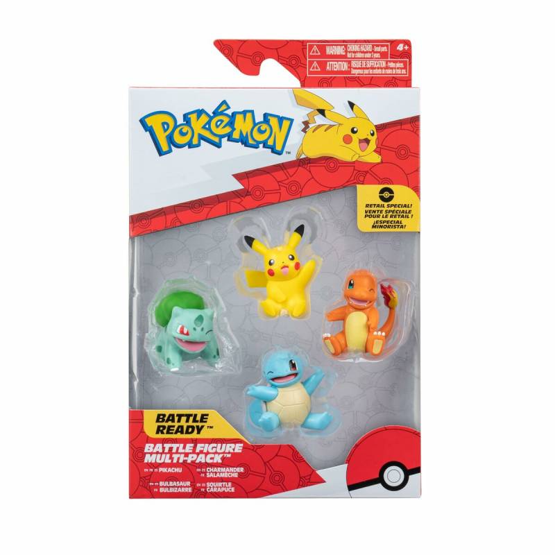 Figur Pokémon Kanto 5 cm 4 Stücke von Pokémon