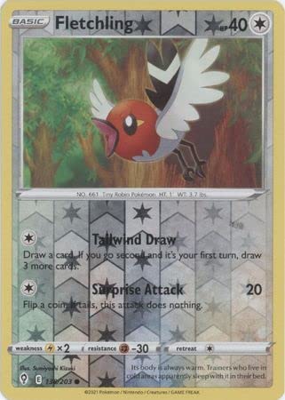 Fletchling - 138/203 - Common - Reverse Holo - Schwert & Schild - Evolving Skies von Pokémon