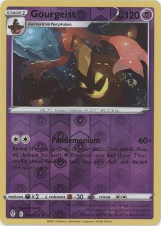 Gourgeist - 077/203 - Rare - Reverse Holo - Schwert & Schild - Evolving Skies von Pokémon