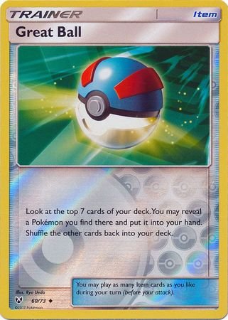 Great Ball - 60/73 - Uncommon - Reverse Holo - Sonne & Mond: Shining Legends von Pokémon