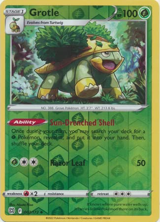 Grotle - 007/172 - Uncommon - Reverse Holo - Sword & Shield: Brilliant Stars von Pokémon