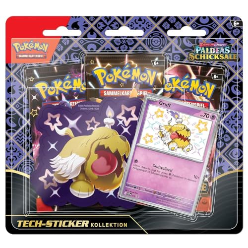 Gruff | 3 Booster-Packs & Sticker | Pokemon Sammel-Karten deutsch von Pokémon