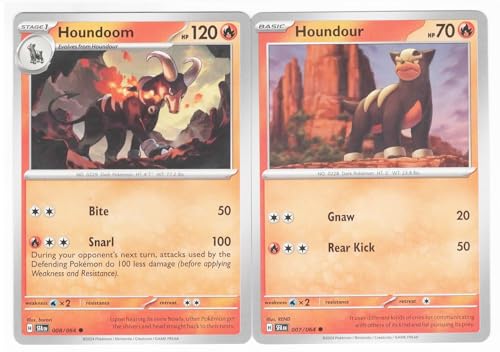 Houndoom 008/064 - Shrouded Fable - Pokemon 2 Card Lot von Pokémon