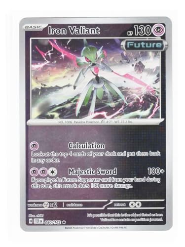 Iron Valiant 080/162 - Temporal Forces - Pokemon Reverse Holofoil Card von Pokémon