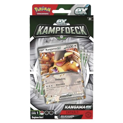 Pokémon Kangama-EX Kampfdeck | 60 Karten | Pokemon Sammel-Karten deutsch von Pokémon