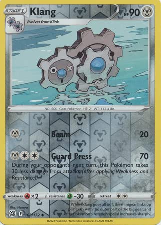 Klang - 103/172 - Uncommon - Reverse Holo - Sword & Shield: Brilliant Stars von Pokémon