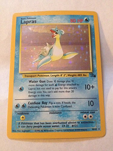 Lapras - 10 - Holo Rare - Unlimited Edition von Pokémon