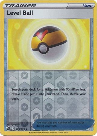 Level Ball - 129/163 - Uncommon - Reverse Holo - Schwert & Schild - Kampfstile von Pokémon