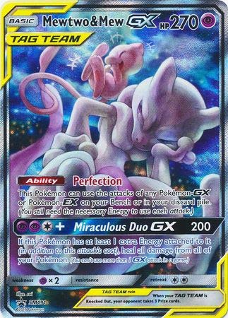 Pokemon Mew & Mewtwo GX SM191 Promokarte (Tag Team GX) von Pokémon