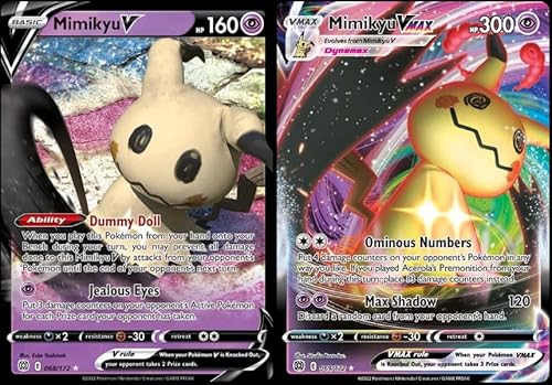 Mimikyu V & Vmax 069/172 Brilliant Stars - Ultra Rare Pokemon Karten Lot von Pokemon