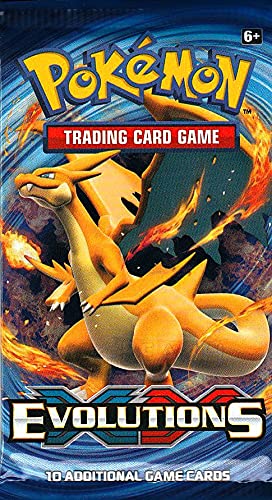 Offizielles Pokemon TCG: XY Evolutions zufällig versiegeltes Booster-Pack – 10 Karten pro Packung von Pokémon