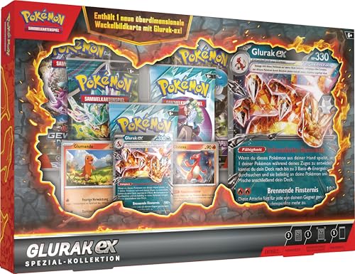 Pokémon-Sammelkartenspiel: Spezial-Kollektion Glurak-ex (1 holografische Promokarte, 2 holografische Karten, 1 überdimensionale Wackelbildkarte & 5 Boosterpacks) Pokémon-Sammelkartenspiel: Spezial-Kollektion Glurak-ex (1 holografische Promokarte, 2 holografische Karten, 1 überdimensionale Wackelbildkarte & 5 Boosterpacks) von Pokémon