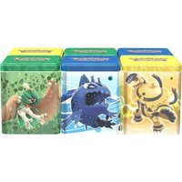 POKEMON 45318 PKM Pokémon Stackable Stapel-Tin-Box Elevoltek oder Lusardin oder Silvarro, sortiert von Pokemon