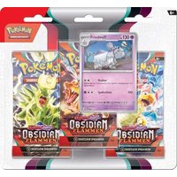 POKEMON 45598 PKM Pokémon Karmesin & Purpur Obsidianflammen - 3er-Pack - 2fach sortiert von Pokemon