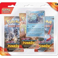 POKEMON 45951 PKM Pokémon KP08 Drei-Boosterpack-Blister Karmesin & Purpur - Stürmische Funken von Pokemon