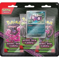 POKÉMON 45974 PKM Pokémon Karmesin & Purpur – Nebel der Sagen 3-Pack Blister von Pokemon