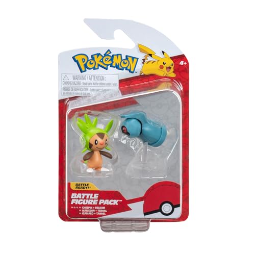 Pokémon PKW3014 - Battle Figure Pack - Igamaro & Tanhel, offizielle detaillierte Figuren, je 5 cm von Pokémon