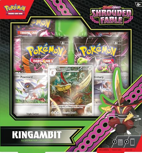 POKEMON TCG: SCARLET AND VIOLET SHROUDED FABLE: KINGAMBIT ILLUSTRATION COLLECTION von Pokémon