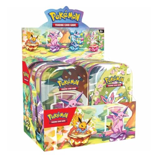 POKEMON TCG: SCARLET & VIOLET: PRISMATIC EVOLUTIONS MINI TIN DISPLAY (8CT DISPLAY) von Pokémon